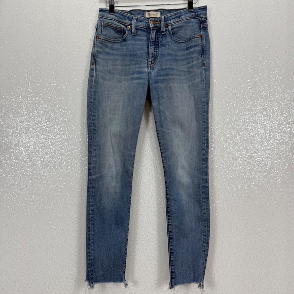 Madewell 9” High-Rise Skinny Crop Jeans Women’s Size 28 Light Wash - Picture 12 of 12